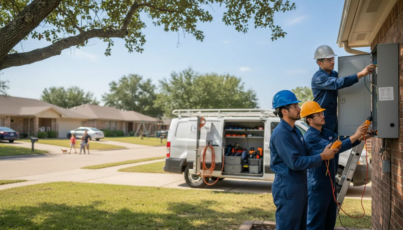 Certified electrician providing emergency electrical services in Jamestown, KS